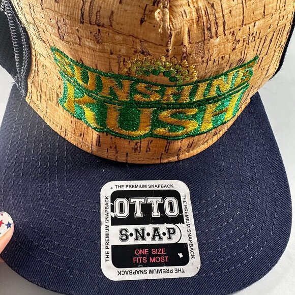 Sunshini Kush Cap Otto Snapback Baseball Trucker Hat 5 Panel Embroidered - Picture 5 of 15